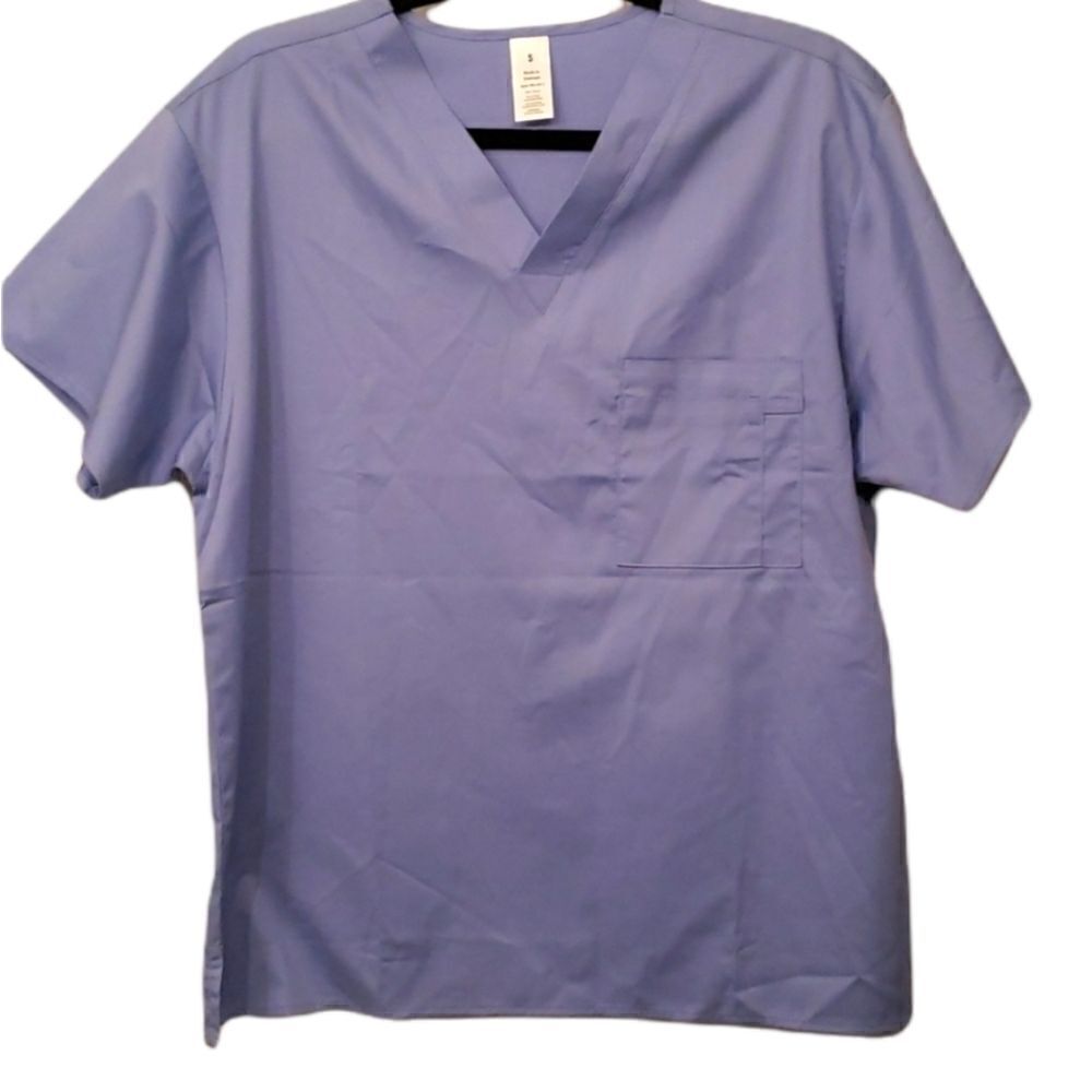 ‎Blue Scrub Work Top Size Small, Bundle of 3